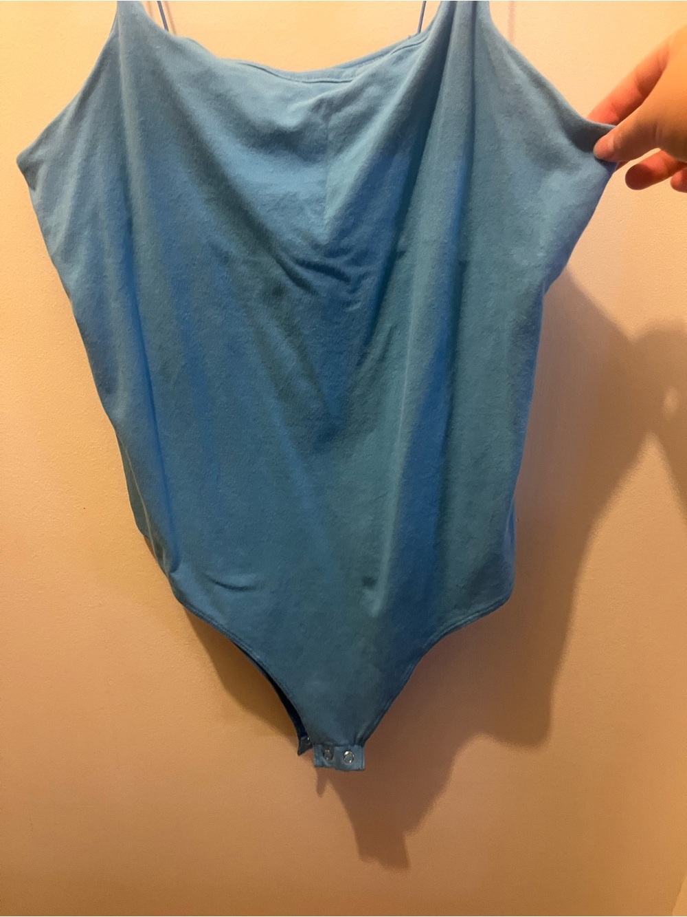 Blue cami bodysuit